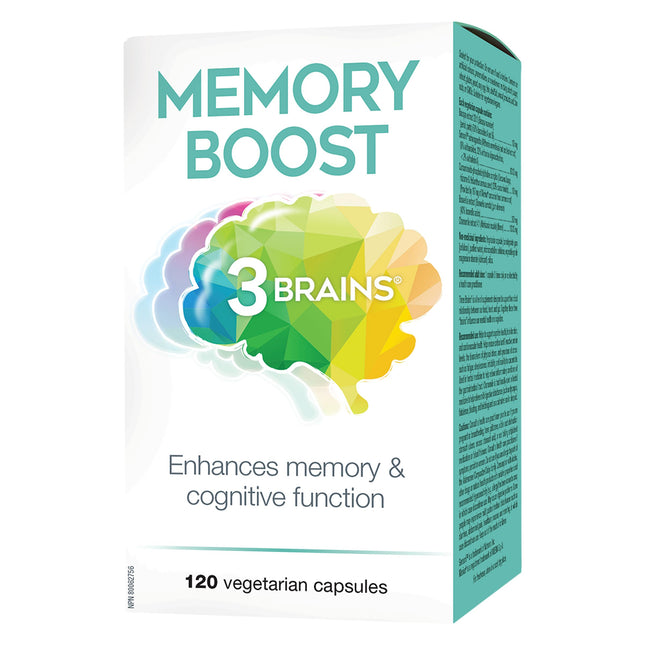 3 BRAINS MEMORY BOOST 120vcaps