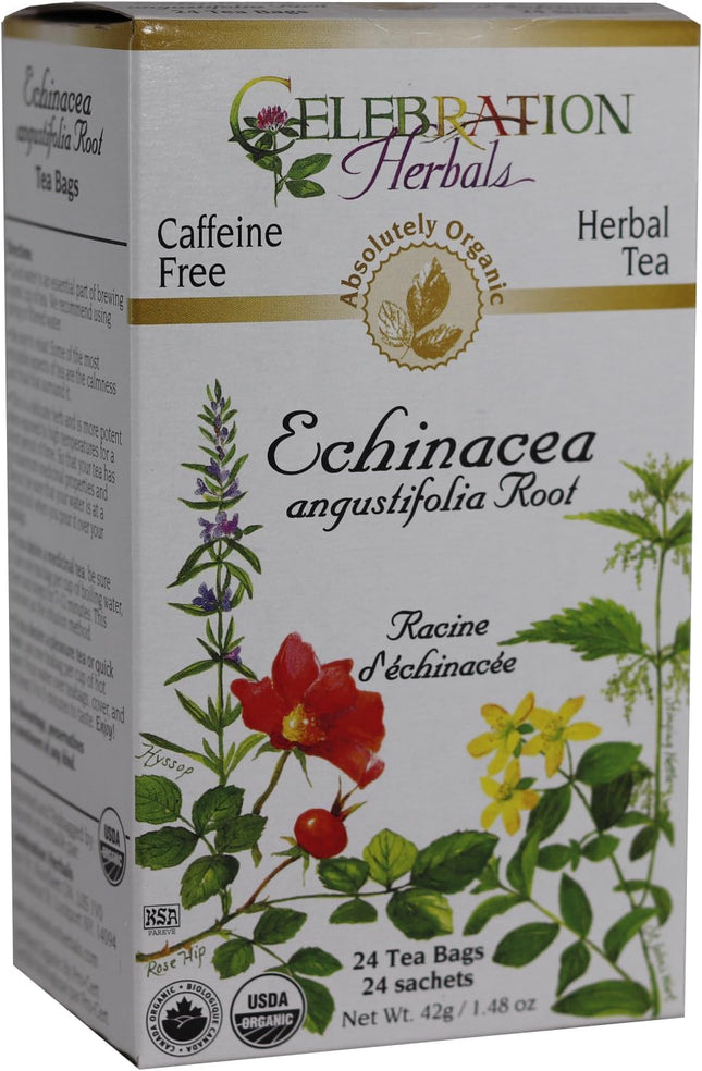 慶典草藥茶 紫錐菊 8 葉草本茶包 24 片 有機