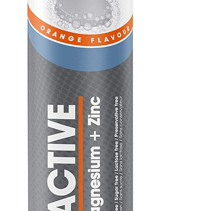 NUTRAZUL ACTIVE MAGNESIUM +ZINC EFFERVESCENT ORANGE FLAVOUR 20TB