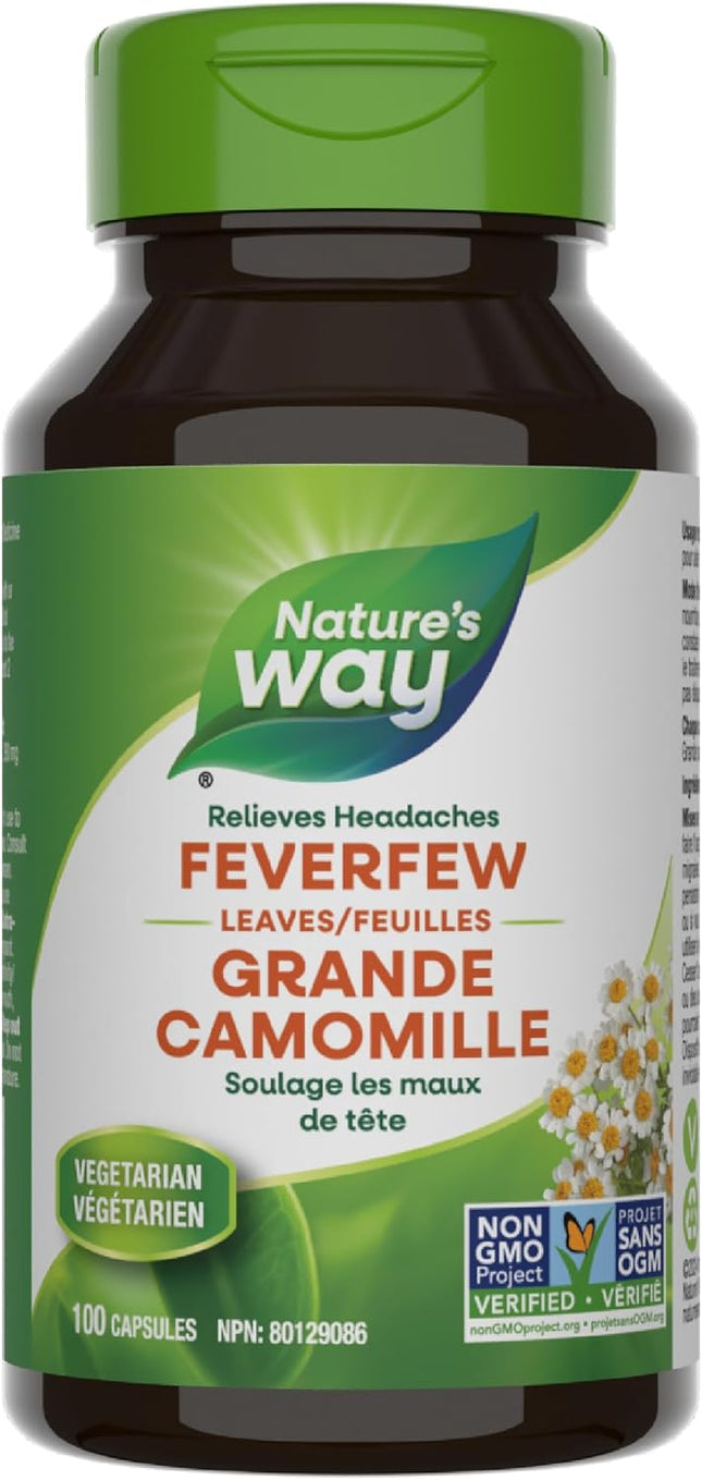 NATURE'S WAY 小白菊葉 250毫克 100粒膠囊