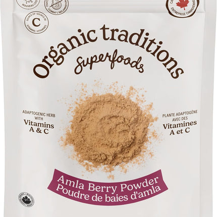 ORGANIC TRADITIONS SUPERFOODS AMLA BERRY POWDER 200G