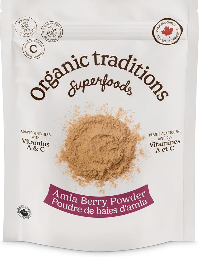 ORGANIC TRADITIONS SUPERFOODS AMLA BERRY POWDER 200G