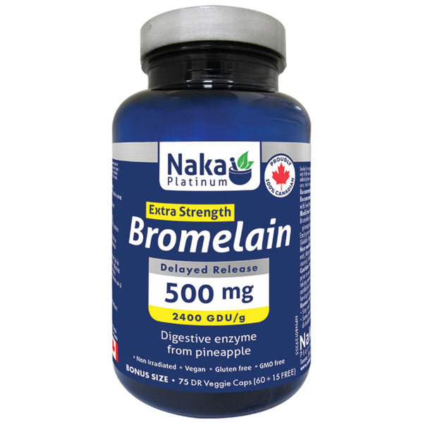 NAKA PLATINUM BROMELAIN 500mg 75caps