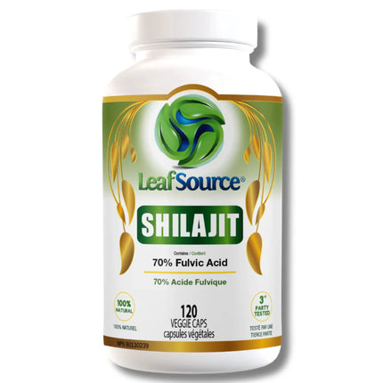 LEAFSOURCE SHILAJIT 70% FULVIC ACID 120 vcaps