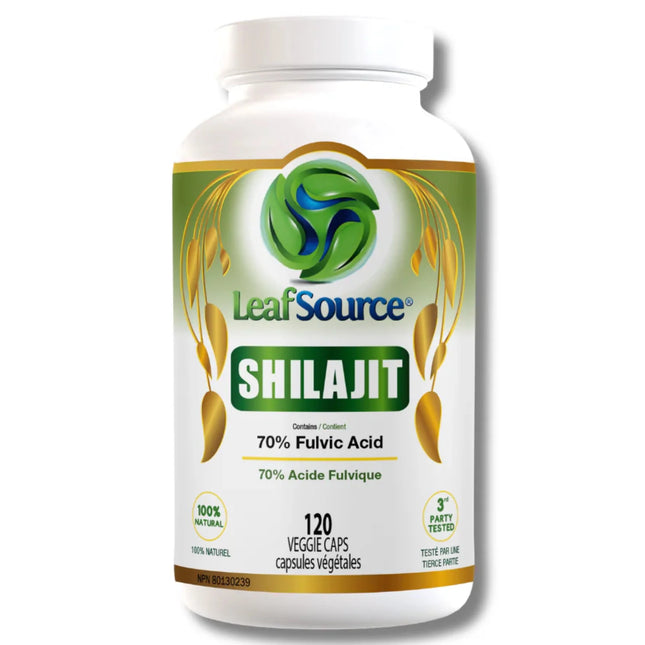 LEAFSOURCE SHILAJIT 70% FULVIC ACID 120 vcaps