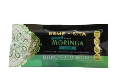 ESME+SITA ORGANIC HONEY MORINGA SEED BAR 40g