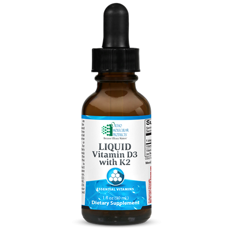 ORTHO MOLECULAR PRODUCTS VITAMIN D3 WITH K2 30ML