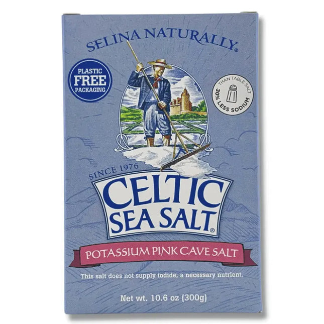 SELINA NATURALLY CELTIC SEA SALT PINK POTASSIUM SALT 10.6oz