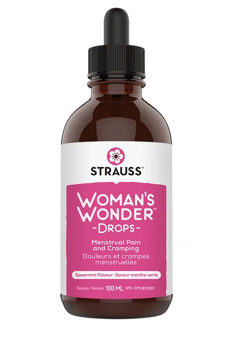 STRAUSS WOMAN'S WONDER DROPS MENSTRUAL PAIN AND CRAMPING 100ML