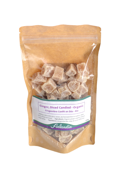 ORGANIC CANDIED GINGER 200g