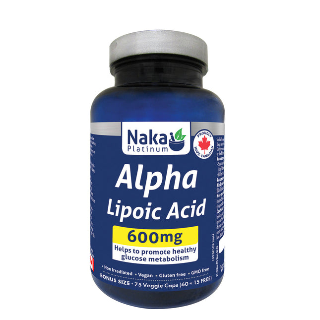 NAKA PLATINUM ALPHA LIPOIC ACID  75caps