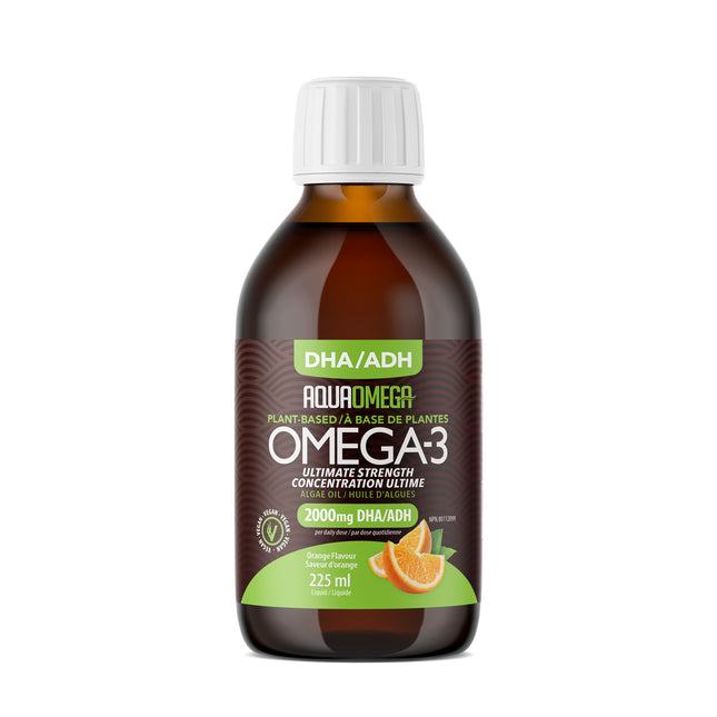 AQUAOMEGA VEGAN OMEGA-3 ORANGE 225ml