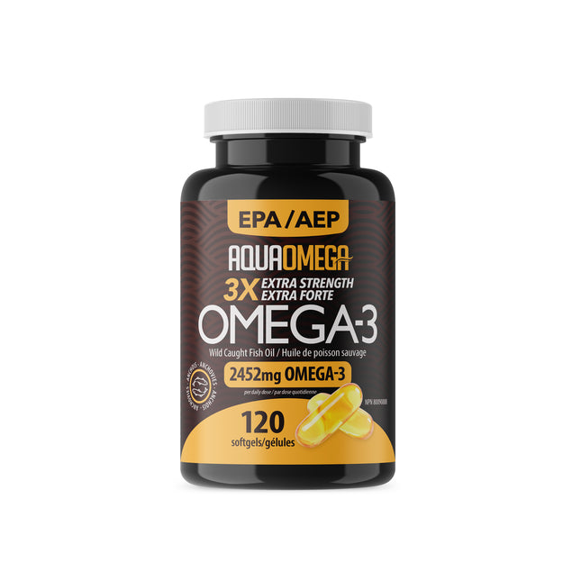 AQUAOMEGA 3X EXTRA STRENGTH OMEGA-3 EPA 120sg