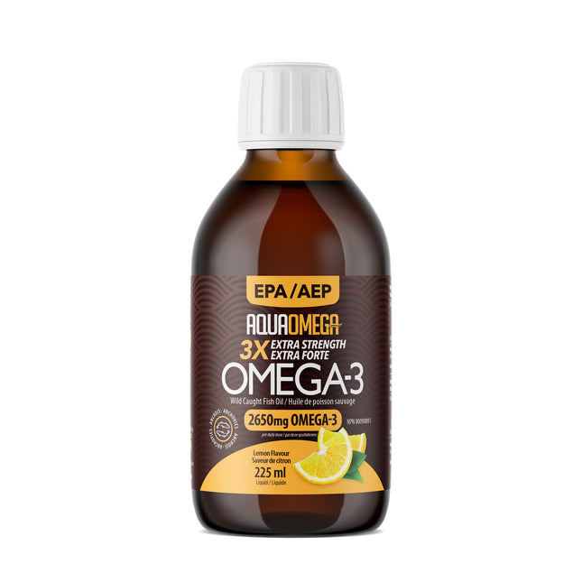 AQUAOMEGA STANDARD OMEGA-3 每日柠檬鱼油 225ml