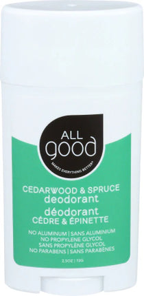 ALL GOOD CEDARWOOD AND SPRUCE DEODORANT