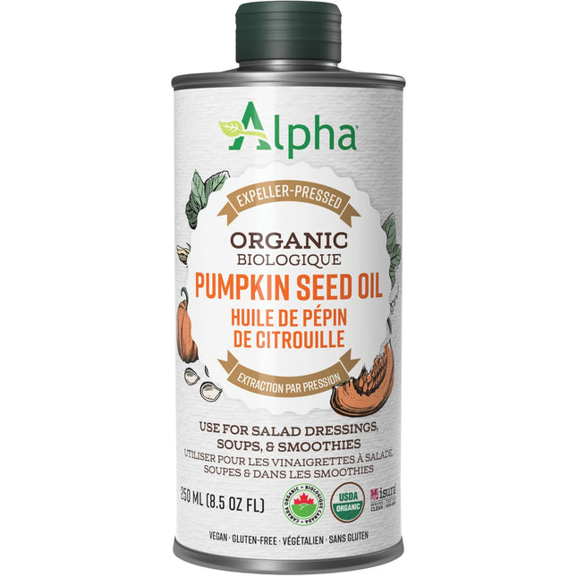 ALPHA ORGANIC BIOLOGIQUE PUMPKIN SEED OIL 250ML