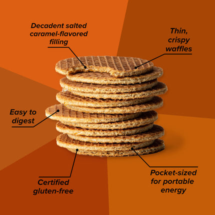 HONEY STINGER SALTED CARAMEL GLUTEN-FREE WAFFLE - 30g