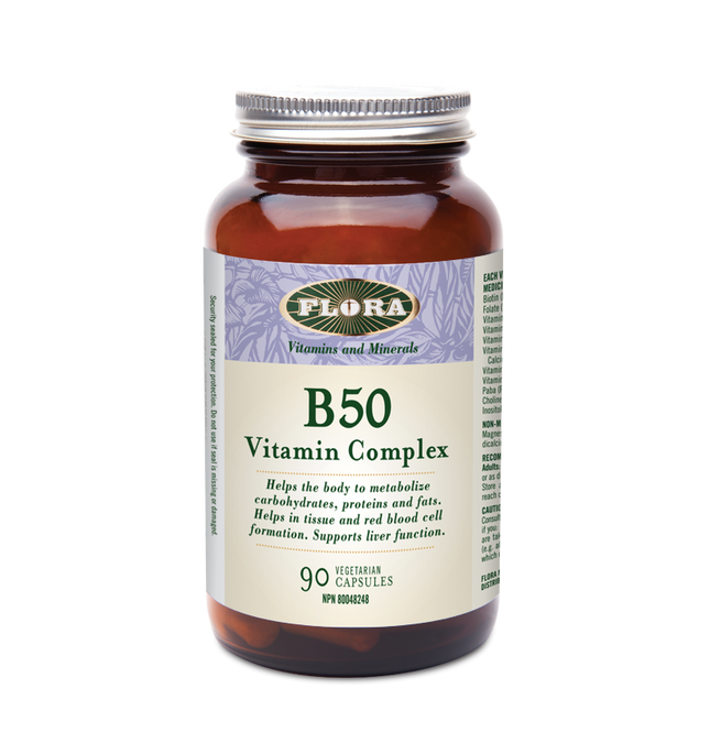 FLORA B50 VITAMIN COMPLEX 90vcaps