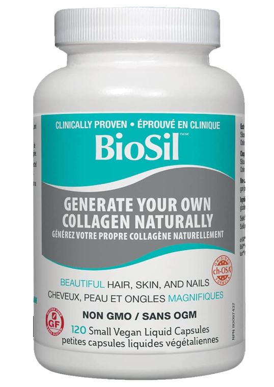 BIOSIL 自然生成您自己的膠原蛋白 5 毫克 120 粒液體膠囊