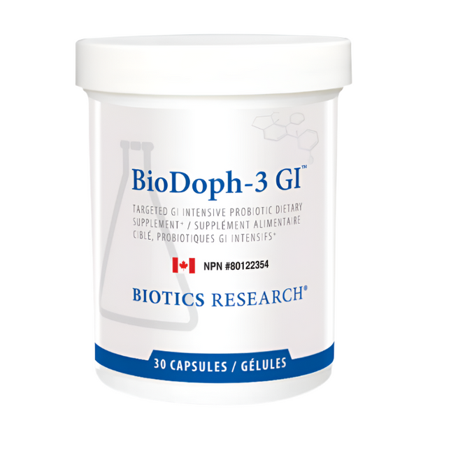 BIOTICS Research BIODOPH-3 GI 30粒膠囊