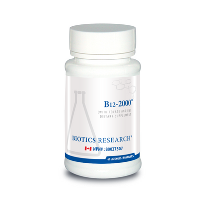 BIOTICS RESEARCH B12-2000 LOZ 60 LOZENGES