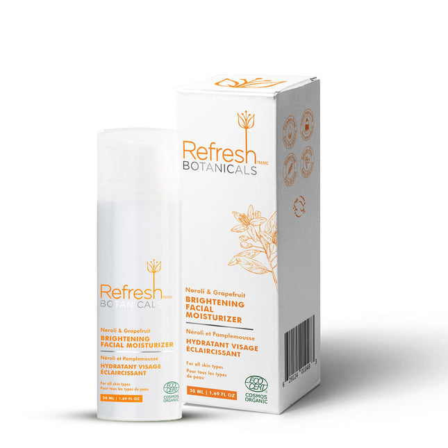 REFRESH BOTANICALS BRIGHTENING FACIAL MOISTURIZER WITH NEROLI & GRAPEFRUIT  50ml