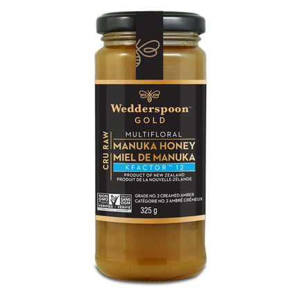 WEDDERSPOON GOLD RAW MANUKA HONEY KFACTOR12 325g