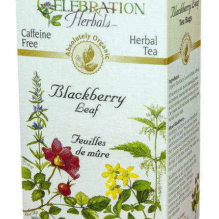 CELEBRATION HERBALS TEA BLACKBERRY LEAF TEABAGS 24CT ORGANIC