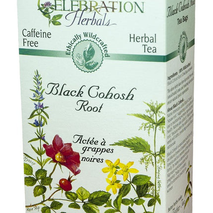 CELEBRATION HERBALS TEA BLACK COHOSH TEABAGS 24CT WILDCRAFTED