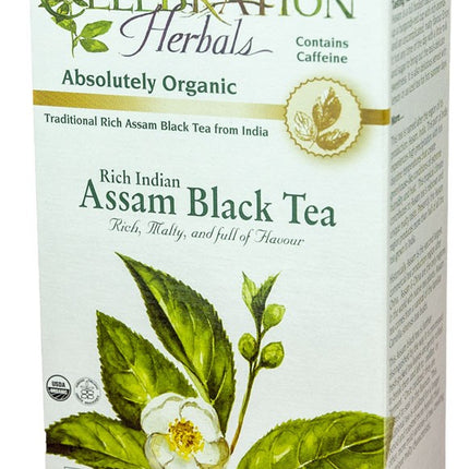 CELEBRATION HERBALS TEA BLACK TEA ASSAM TEABAGS 24CT ORGANIC
