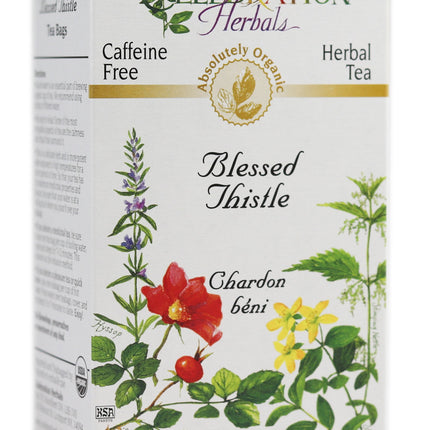 CELEBRATION HERBALS TEA BLESSED THISTLE TEABAGS 24CT ORGANIC