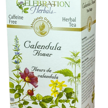 CELEBRATION HERBALS TEA CALENDULA TEABAGS 24CT ORGANIC