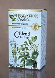 CELEBRATION HERBALS TEA C BLEND TEABAGS 24CT ORGANIC