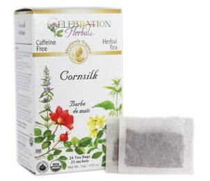 CELEBRATION HERBALS TEA CORNSILK TEABAGS 24CT ORGANIC