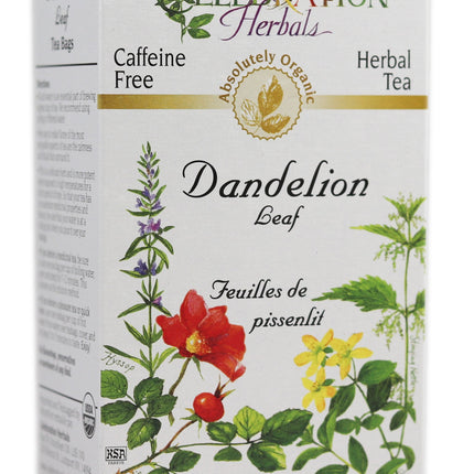 CELEBRATION HERBALS TEA DANDELION LEAF TEABAGS 24CT ORGANIC