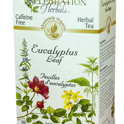 CELEBRATION HERBALS TEA EUCALYPTUS LEAF TEABAGS 24CT ORGANIC