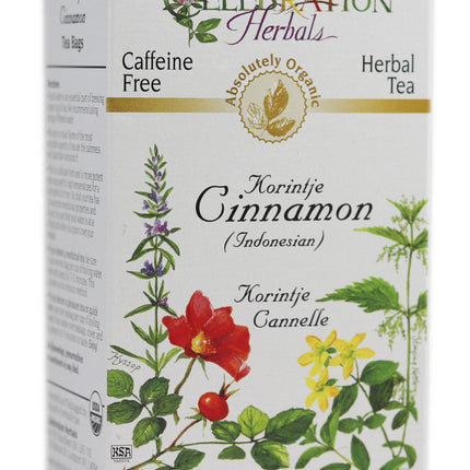 CELEBRATION HERBALS TEA KORINTJE CINNAMON TEABAGS 24CT ORGANIC