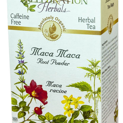 CELEBRATION HERBALS TEA MACA MACA ROOT TEA TEABAGS 24CT ORGANIC