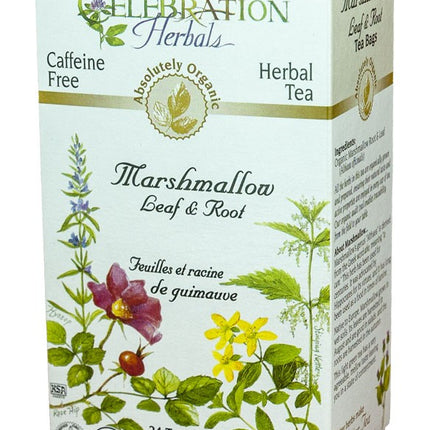 CELEBRATION HERBALS TEA MARSHMALLOW LEAF & ROOT TEABAGS 24CT ORGANIC