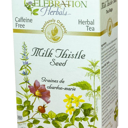 CELEBRATION HERBALS TEA MILK THISTLE SEED TEABAGS 24CT ORGANIC