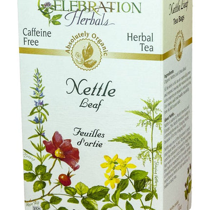 CELEBRATION HERBALS TEA NETTLE LEAF TEABAGS 24CT ORGANIC