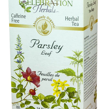 CELEBRATION HERBALS TEA PARSLEY LEAF TEABAGS 24CT ORGANIC