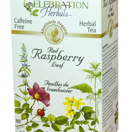CELEBRATION HERBALS TEA RED RASPBERRY LEAF TEABAGS 24CT ORGANIC