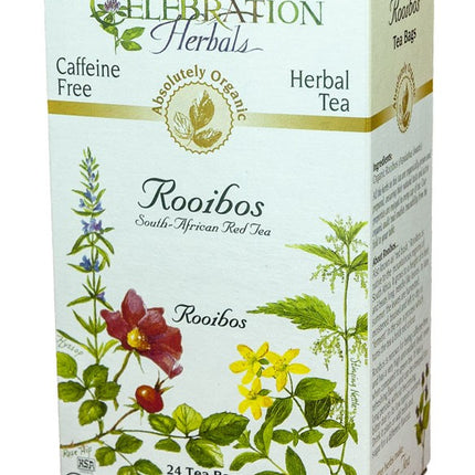 CELEBRATION HERBALS TEA ROOIBOS TEABAGS 24CT ORGANIC