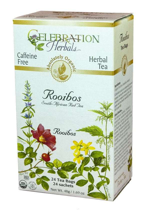 CELEBRATION HERBALS TEA ROOIBOS TEABAGS 24CT ORGANIC