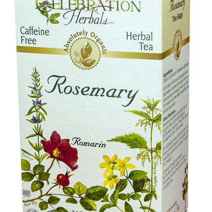 CELEBRATION HERBALS TEA ROSEMARY LEAF TEABAGS 24CT ORGANIC