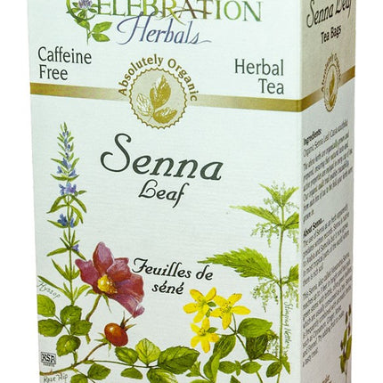 CELEBRATION HERBALS TEA SENNA LEAF TEABAGS 24CT ORGANIC
