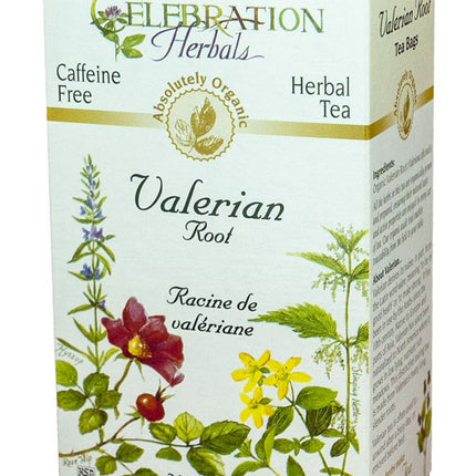 CELEBRATION HERBALS TEA VALERIAN ROOT TEABAGS 24CT ORGANIC