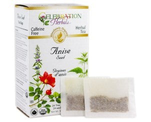 CELEBRATION HERBALS TEA ANISE SEED TEABAGS 24CT ORGANIC