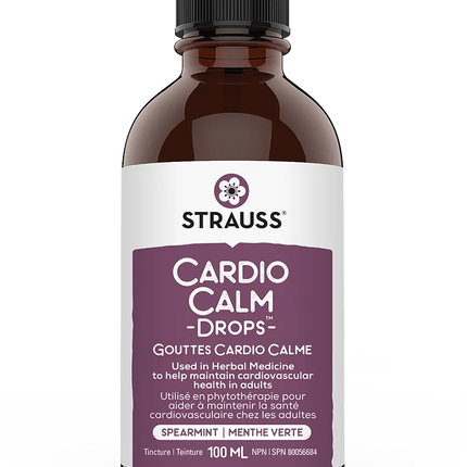 STRAUSS CARDIO CALM DROPS FLAVOUR SPEARMINT 100ML